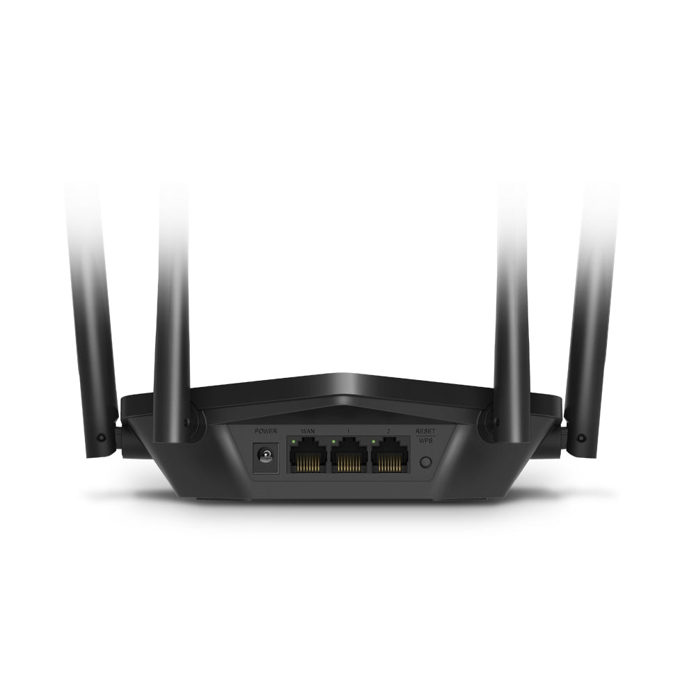MERCUSYS MR60X AX1500 WiFi 6 Router 1.5 Gbps Speeds | Supports OFDMA MU-MIMO | 4× Multi-Directional High-Gain Antennas With Beamforming Boost MERCUSYS MR60X AX1500 WiFi 6 Router 1.5 Gbps Speeds | Supports OFDMA MU-MIMO | 4× Multi-Directional High-Gain Antennas With Beamforming Boost